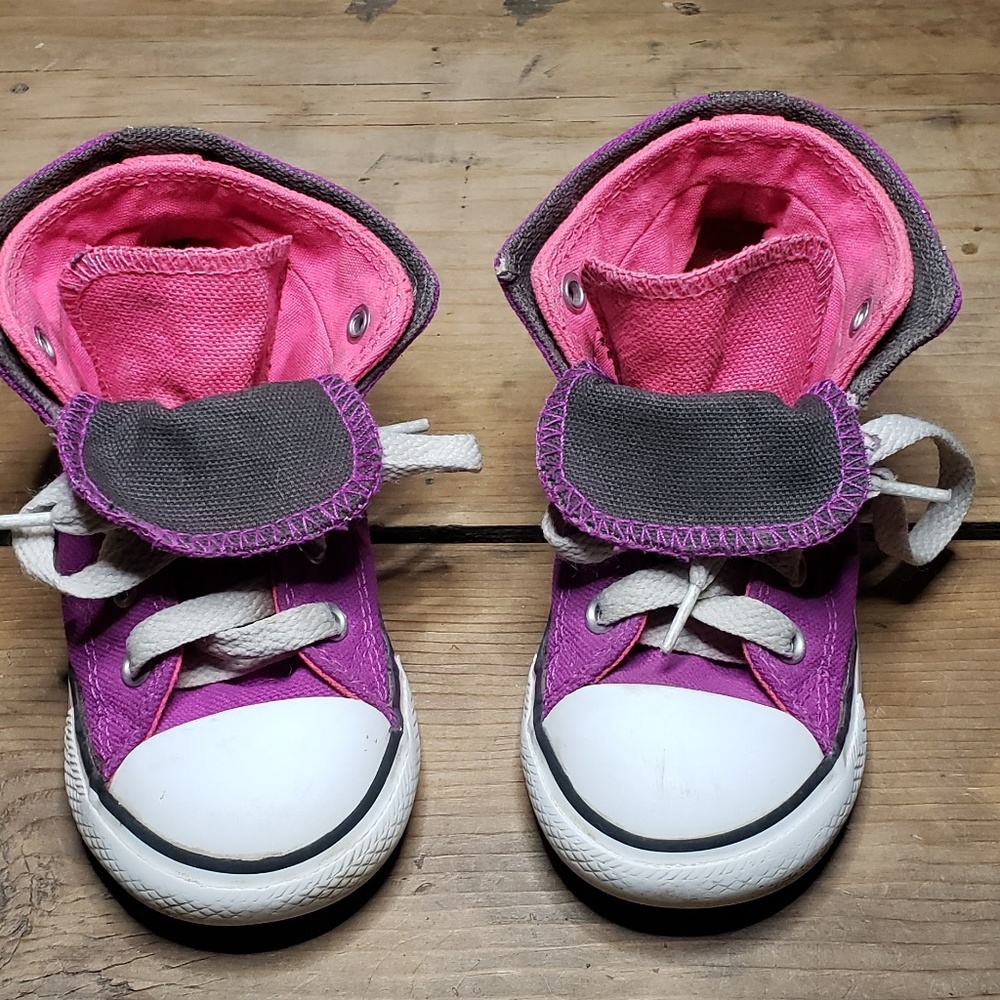 Converse All Star Double Tongue High Top *Size 7*